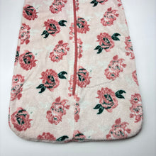 Load image into Gallery viewer, Girls Baby Berry, soft fleece floral sleeping bag, L: 80cm, GUC, size 2,  