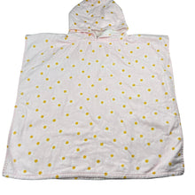 Load image into Gallery viewer, Girls Anko, floral cotton hooded towel, L: 55cm, EUC, size 3-5,  