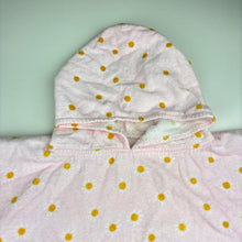 Load image into Gallery viewer, Girls Anko, floral cotton hooded towel, L: 55cm, EUC, size 3-5,  