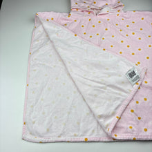 Load image into Gallery viewer, Girls Anko, floral cotton hooded towel, L: 55cm, EUC, size 3-5,  