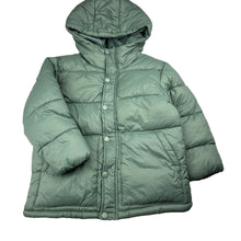 Load image into Gallery viewer, Unisex Cotton On, green puffer jacket / coat, GUC, size 3-4,  
