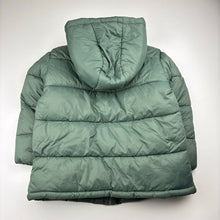 Load image into Gallery viewer, Unisex Cotton On, green puffer jacket / coat, GUC, size 3-4,  