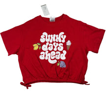Load image into Gallery viewer, Girls Mango, red cotton tee / top, NEW, size 8,  