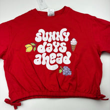 Load image into Gallery viewer, Girls Mango, red cotton tee / top, NEW, size 8,  