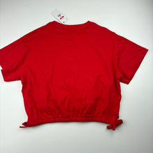 Load image into Gallery viewer, Girls Mango, red cotton tee / top, NEW, size 8,  