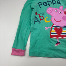 Load image into Gallery viewer, Girls Peppa Pig, stretchy long sleeve pyjama top, FUC, size 6,  