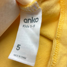 Load image into Gallery viewer, Girls Anko, cotton tee / top, flamingo, small marks, FUC, size 5,  