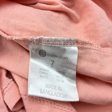 Load image into Gallery viewer, Girls B Collection, pink cotton tee / top, GUC, size 7,  