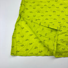 Load image into Gallery viewer, Girls Max, lime green lightweight cotton tunic top, L: 64cm, EUC, size 7-8,  