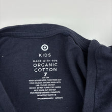 Load image into Gallery viewer, Girls Target, organic cotton tee / top, GUC, size 7,  