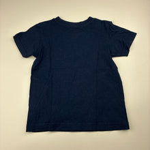 Load image into Gallery viewer, Unisex GIORDANO, navy cotton tee / top, wash fade, FUC, size 4,  