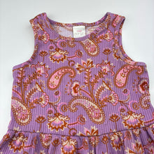 Load image into Gallery viewer, Girls Mango, ribbed paisley print sleeveless top, GUC, size 5,  