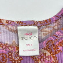 Load image into Gallery viewer, Girls Mango, ribbed paisley print sleeveless top, GUC, size 5,  