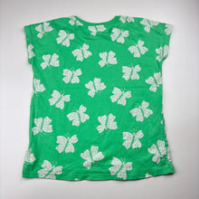 Load image into Gallery viewer, Girls Target, organic cotton tee / top, butterflies, FUC, size 6,  