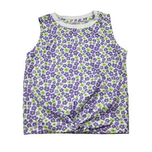 Load image into Gallery viewer, Girls Mango, floral cotton twist front top, GUC, size 5,  