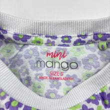 Load image into Gallery viewer, Girls Mango, floral cotton twist front top, GUC, size 5,  
