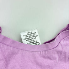 Load image into Gallery viewer, Girls Target, broderie trim cotton tee / top, GUC, size 6,  