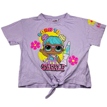 Load image into Gallery viewer, Girls LOL SURPRISE, tie front cotton tee / top, GUC, size 7,  
