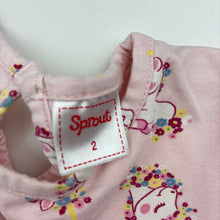 Load image into Gallery viewer, Girls Sprout, long sleeve top, unicorns, GUC, size 2,  