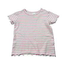 Load image into Gallery viewer, Girls Anko, ribbed stretchy tee / top, EUC, size 2,  