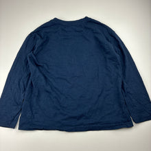 Load image into Gallery viewer, Boys Anko, navy cotton long sleeve top, racing cars, GUC, size 8,  