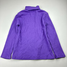 Load image into Gallery viewer, Girls Anko, soft feel ribbed skivvy top, GUC, size 5,  