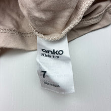 Load image into Gallery viewer, Girls Anko, cotton long sleeve tee / top, GUC, size 7,  
