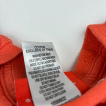 Load image into Gallery viewer, Boys JURASSIC WORLD, orange cotton tee / top, dinosaur, EUC, size 5,  