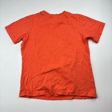 Load image into Gallery viewer, Boys JURASSIC WORLD, orange cotton tee / top, dinosaur, EUC, size 5,  