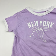 Load image into Gallery viewer, Girls Anko, purple cotton tee / top, FUC, size 3,  