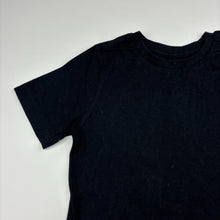 Load image into Gallery viewer, Unisex KID, black cotton tee / top, EUC, size 2,  