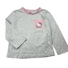 Load image into Gallery viewer, Girls San Rio, Hello Kitty grey marle long sleeve top, GUC, size 5,  