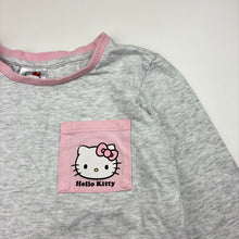 Load image into Gallery viewer, Girls San Rio, Hello Kitty grey marle long sleeve top, GUC, size 5,  