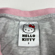Load image into Gallery viewer, Girls San Rio, Hello Kitty grey marle long sleeve top, GUC, size 5,  
