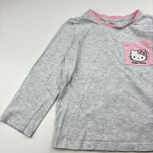 Load image into Gallery viewer, Girls San Rio, Hello Kitty grey marle long sleeve top, GUC, size 5,  