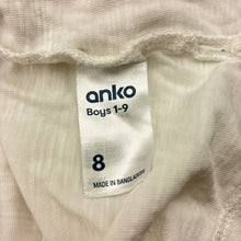 Load image into Gallery viewer, Boys Anko, cotton long sleeve tee / top, GUC, size 8,  