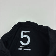 Load image into Gallery viewer, Boys Brilliant Basics, black cotton long sleeve tee / top, EUC, size 5,  