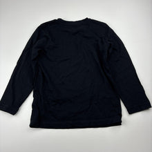 Load image into Gallery viewer, Boys Brilliant Basics, black cotton long sleeve tee / top, EUC, size 5,  