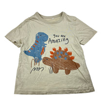 Load image into Gallery viewer, Boys George, cotton tee / top, dinosaurs, GUC, size 3-4,  