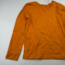 Load image into Gallery viewer, Unisex Mango, orange cotton long sleeve tee / top, NEW, size 6,  