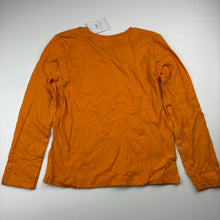 Load image into Gallery viewer, Unisex Mango, orange cotton long sleeve tee / top, NEW, size 6,  