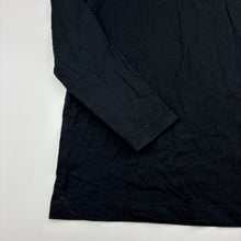 Load image into Gallery viewer, Boys Anko, black cotton long sleeve tee / top, GUC, size 7,  