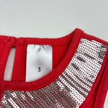 Load image into Gallery viewer, Girls Target, stretchy sleeveless top, sequin collar, GUC, size 3,  