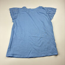 Load image into Gallery viewer, Girls Target, broderie trim cotton tee / top, GUC, size 6,  