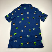 Load image into Gallery viewer, Boys Mojang, Minecraft Legends cotton / viscose short sleeve shirt, EUC, size 7,  