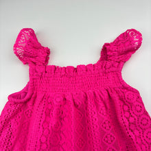 Load image into Gallery viewer, Girls Primark, lined pink lace top, EUC, size 4-5,  