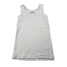 Load image into Gallery viewer, Unisex Target, white cotton singlet top, GUC, size 3-4,  