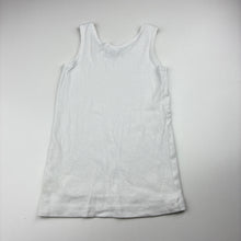 Load image into Gallery viewer, Unisex Target, white cotton singlet top, GUC, size 3-4,  