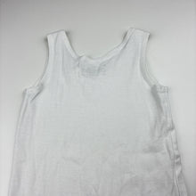 Load image into Gallery viewer, Unisex Target, white cotton singlet top, GUC, size 3-4,  