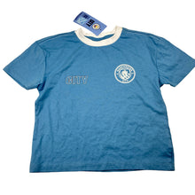Load image into Gallery viewer, Unisex MANCHESTER CITY, soft feel cotton tee / top, NEW, size 3,  